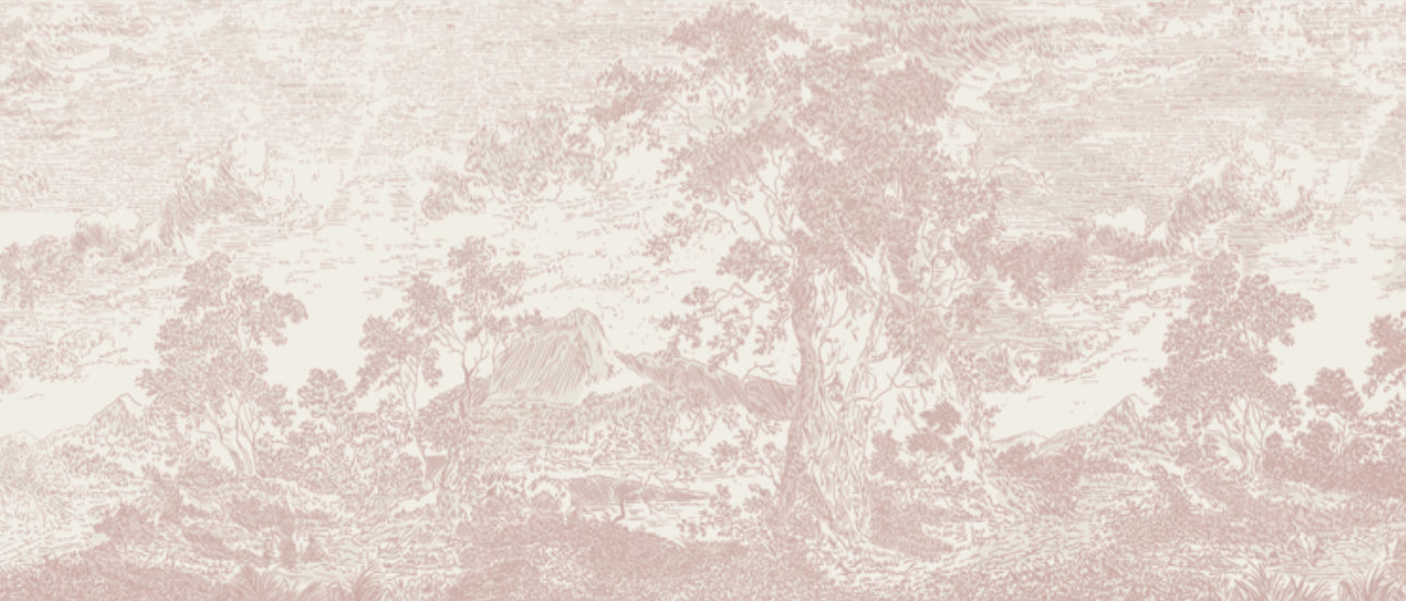 Mural Arboles Rosa