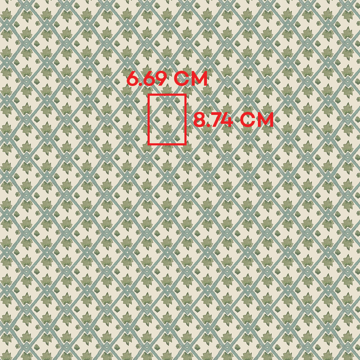 Romina - Cream & Green