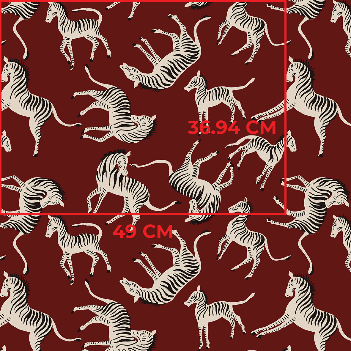 Zebras - Red