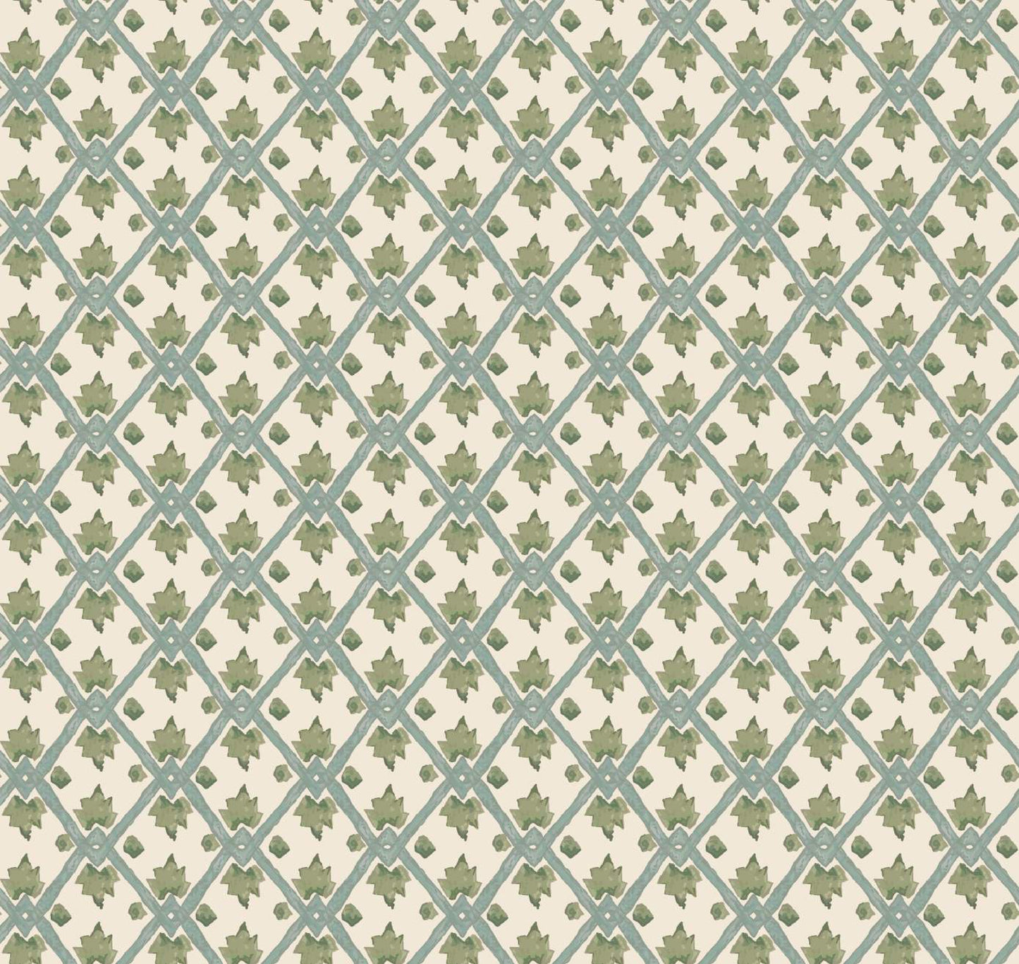 Romina - Cream & Green